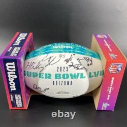 Kansas City Chiefs Super Bowl NFL Charity Auction Over 10 Signatures Football