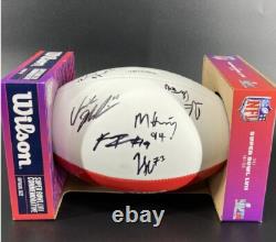 Kansas City Chiefs Super Bowl NFL Charity Auction Over 10 Signatures Football