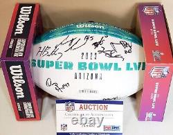 Kansas City Chiefs Super Bowl NFL Charity Auction Over 10 Signatures Football
