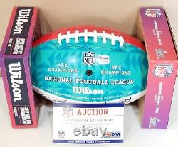 Kansas City Chiefs Super Bowl NFL Charity Auction Over 10 Signatures Football
