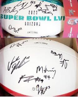 Kansas City Chiefs Super Bowl NFL Charity Auction Over 10 Signatures Football