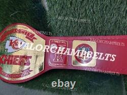 Kansas City Chiefs Super Bowl NFL Football Championship Fan Belt 2mm Brass