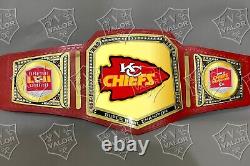 Kansas City Chiefs Super Bowl NFL Football Championship Fan Belt 4mm Zinc