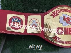 Kansas City Chiefs Super Bowl NFL Football Championship Fan Belt 4mm Zinc