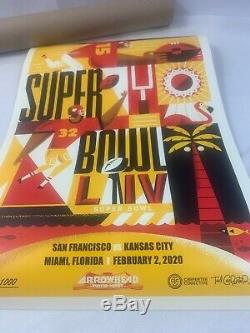 Kansas City Chiefs Super Bowl Poster Limited To 1,000! Arrowhead Series Mahomes