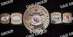 Kansas City Chiefs Super Bowl championship belt 4MM Zinc