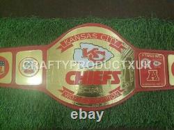 Kansas City Chiefs Super bowl Championship American Football NFL Belt