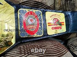 Kansas City Chiefs Super bowl Championship Belt American Football NFL 4MM Brass