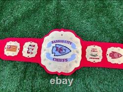 Kansas City Chiefs Super bowl Championship Replica American Football Fan Belt