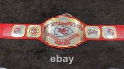 Kansas City Chiefs Super bowl Championship Title NFL belt Adult Size