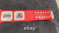 Kansas City Chiefs Super bowl Championship Title NFL belt Adult Size