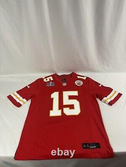 Kansas City Chiefs Superbowl 58 LVIII Patrick Mahomes On Field Jersey Mens Sz L