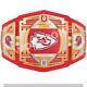 Kansas City Chiefs Superbowl Championship Nfl Leather Title Belt Adult Size 2mm