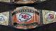 Kansas City Chiefs Superbowl Championship Title Belt Nfl Stacked Plated Belt