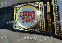 Kansas City Chiefs Superbowl Championship title Leather belt Adult size 2mm Bras