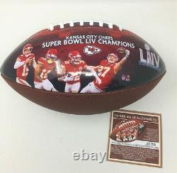 Kansas City Chiefs Superbowl LIV Champion Football Limited Edition Authenticated