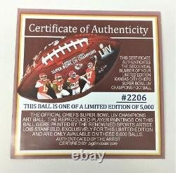 Kansas City Chiefs Superbowl LIV Champion Football Limited Edition Authenticated