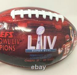 Kansas City Chiefs Superbowl LIV Champion Football Limited Edition Authenticated