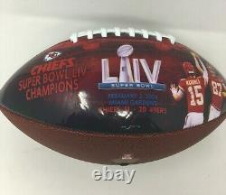 Kansas City Chiefs Superbowl LIV Champion Football Limited Edition Authenticated