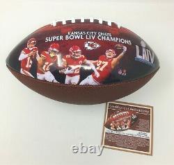 Kansas City Chiefs Superbowl LIV Champion Football Limited Edition Authenticated