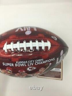 Kansas City Chiefs Superbowl LIV Champion Football Limited Edition Authenticated