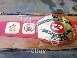 Kansas City Chiefs Superbowl LVII Championship NFL title belt Adult size 2mm