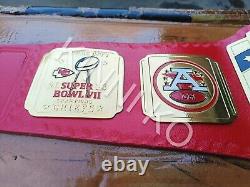 Kansas City Chiefs Superbowl LVII Championship NFL title belt Adult size 2mm