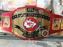Kansas City Chiefs Superbowl LVII Championship NFL title belt Adult size 2mm