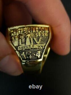 Kansas City Chiefs Superbowl MAHOMES Ring NFL 100 size 11