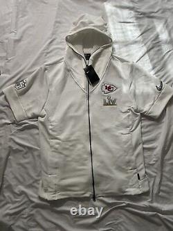 Kansas City Chiefs Sweater Men XL Nike Super Bowl LIV Media Night Showout Hoodie