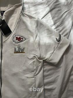 Kansas City Chiefs Sweater Men XL Nike Super Bowl LIV Media Night Showout Hoodie
