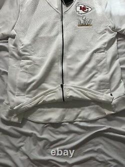 Kansas City Chiefs Sweater Men XL Nike Super Bowl LIV Media Night Showout Hoodie