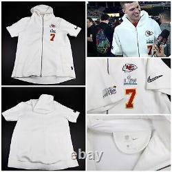 Kansas City Chiefs Team Issued Player Mahomes Super Bowl Worn #7 Butker Nike