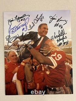 Kansas City Chiefs Team Signed Super Bowl IV Photo Len Dawson L@@k