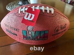 Kansas City Chiefs Travis Kelce NFL Super Bowl XVII autographed football