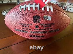 Kansas City Chiefs Travis Kelce NFL Super Bowl XVII autographed football