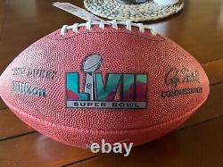 Kansas City Chiefs Travis Kelce NFL Super Bowl XVII autographed football