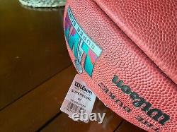 Kansas City Chiefs Travis Kelce NFL Super Bowl XVII autographed football