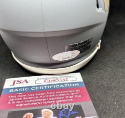 Kansas City Chiefs Travis Kelce Signed Mini NFL Helmet Jsa Coa Super Bowl