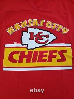 Kansas City Chiefs Vintage 1994 NFL T Shirt Patrick Mahomes Large L USA Made EUC