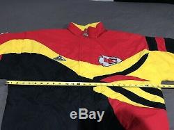 Kansas City Chiefs Vintage APEX One Pro Line Jacket Mens Size L NFL Football