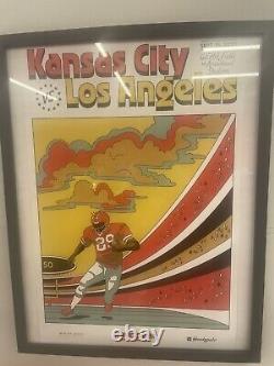 Kansas City Chiefs Vs Los Angeles Chargers Poster /1000 Amazon Debut Game 2022