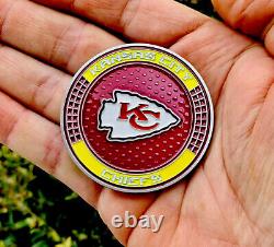 Kansas City KC Chiefs Arrowhead Pride Challenge Coin Mahomes Super Bowl NFL MVP