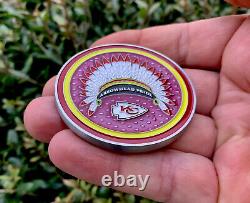 Kansas City KC Chiefs Arrowhead Pride Challenge Coin Mahomes Super Bowl NFL MVP