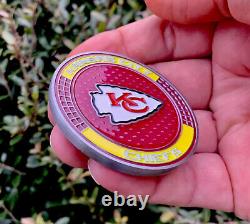 Kansas City KC Chiefs Arrowhead Pride Challenge Coin Mahomes Super Bowl NFL MVP