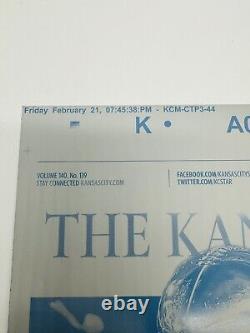 Kansas City Star Patrick Mahomes Super Bowl LIV Authentic Newspaper Press Plate