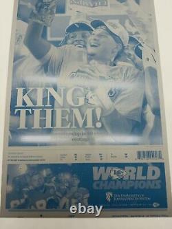 Kansas City Star Patrick Mahomes Super Bowl LIV Authentic Newspaper Press Plate