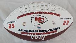 Kansas City Super Bowl LIV & Super Bowl LVIII NFL Licensed Souvenir Footballs