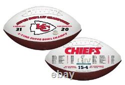 Kansas City Super Bowl LIV & Super Bowl LVIII NFL Licensed Souvenir Footballs