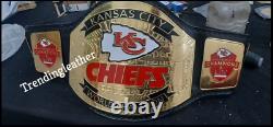 Kansas city chiefs super bowl championship Replica Football fan belt Adult Size